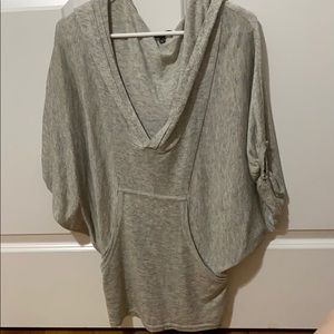 Plastic island hooded top